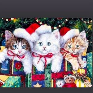Diy Christmas kittens Diamond Painting